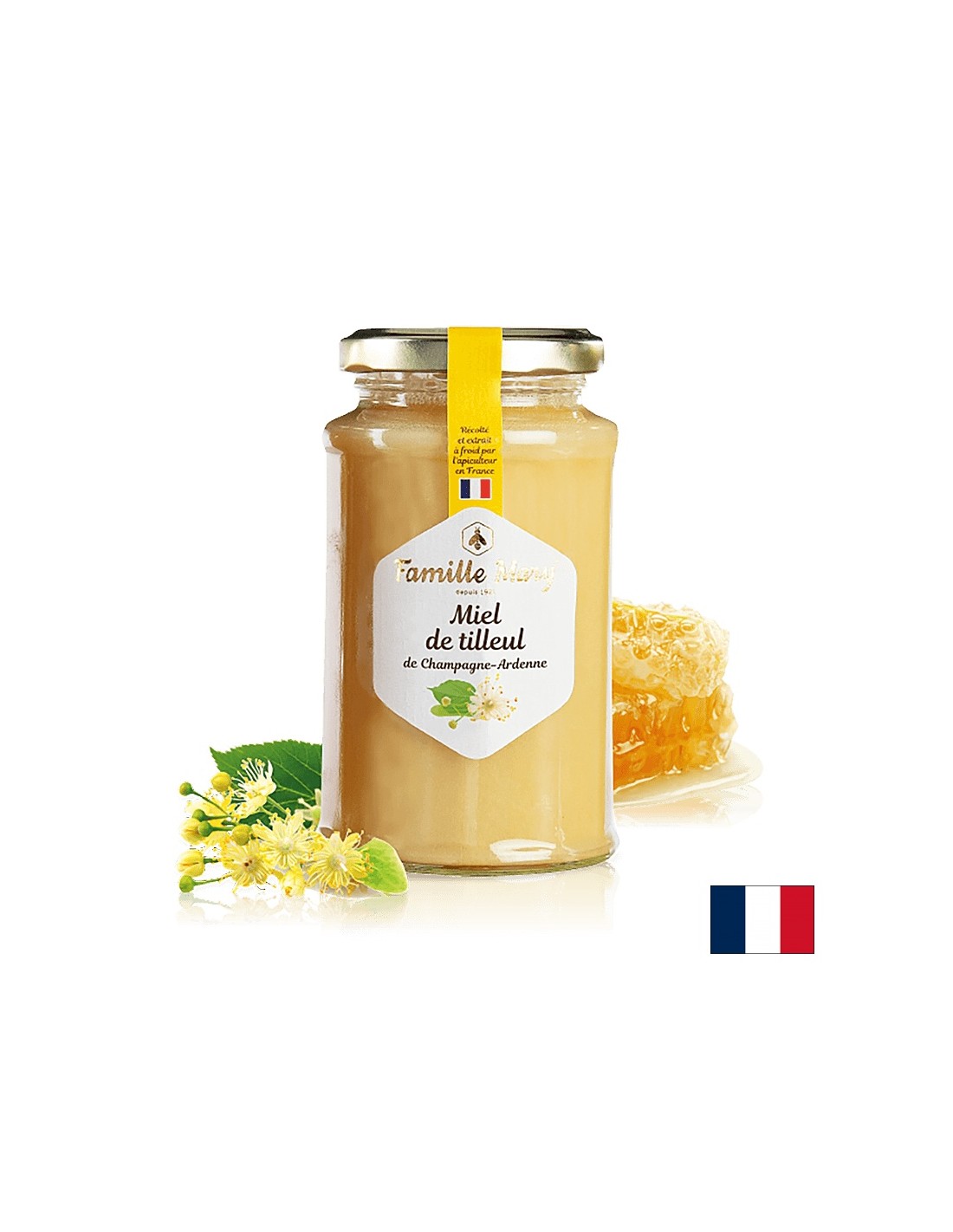 Linden Blossom Honey (aus Champagner - Ardennen, Frankreich), 360 g