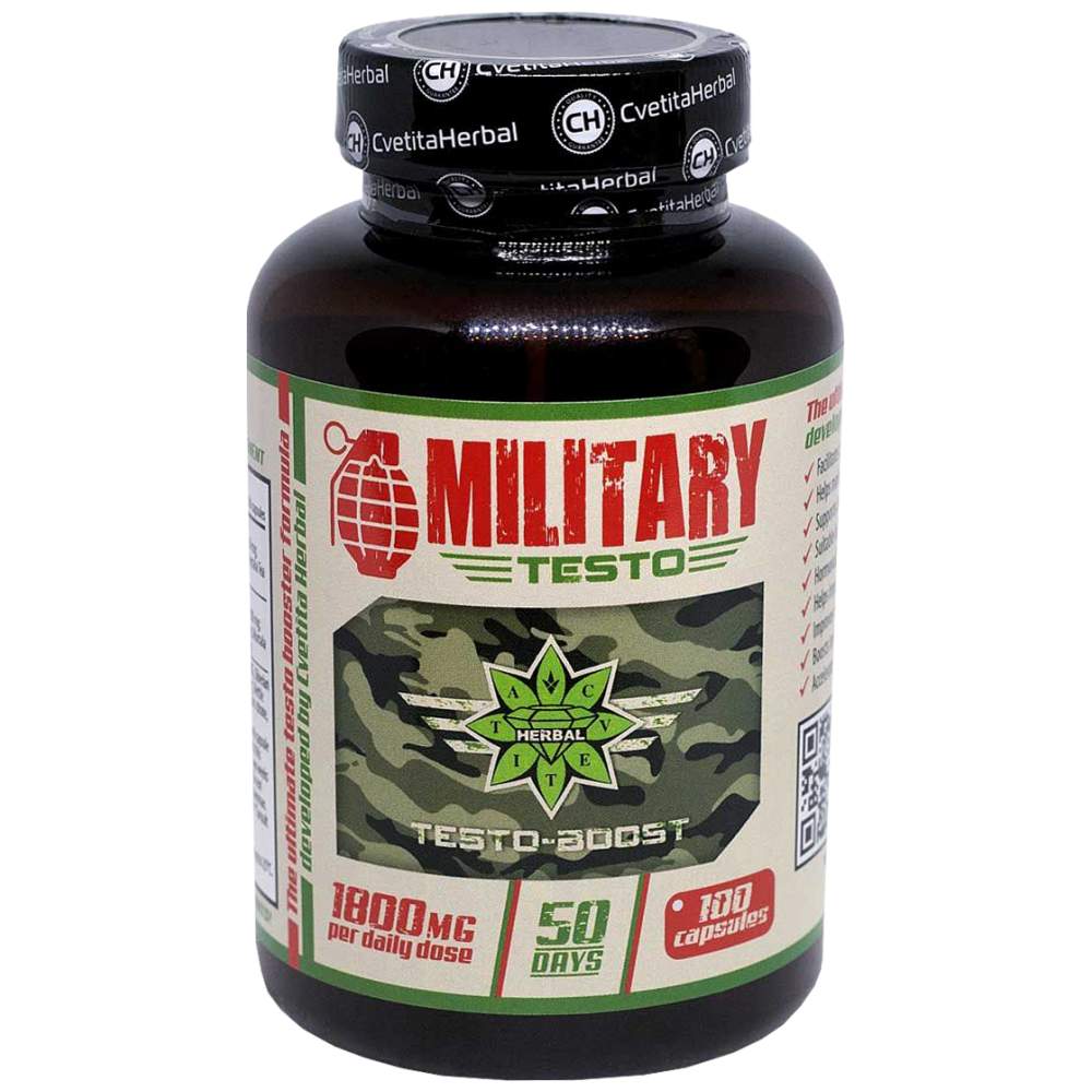 Militär TESTO 900 mg - 100 Kapseln