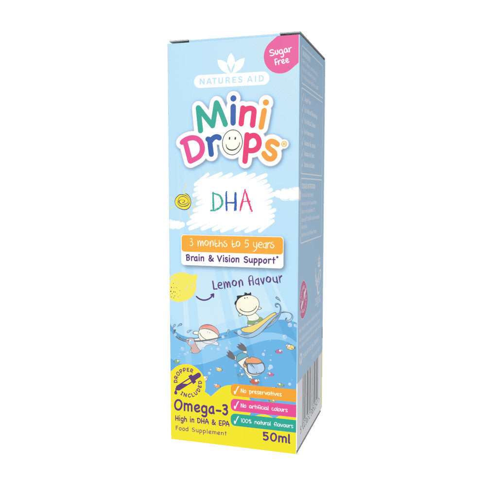 Omega-3-Tropfen für Kinder (Kids Omega-3 Mini Drops) 50 ml NaturesAid