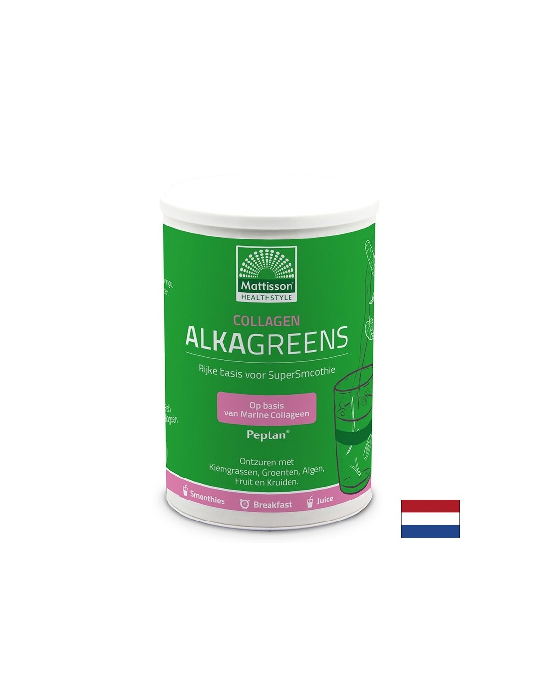Junge Haut - gesunde Gelenke - Marine Kollagenalka -Grüns, 300 g