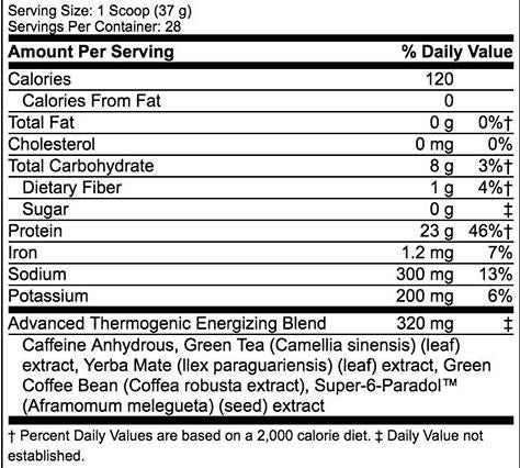Fleischfresser Shred / Fettverbrennungs -Rindfleischprotein - 1036 Gramm