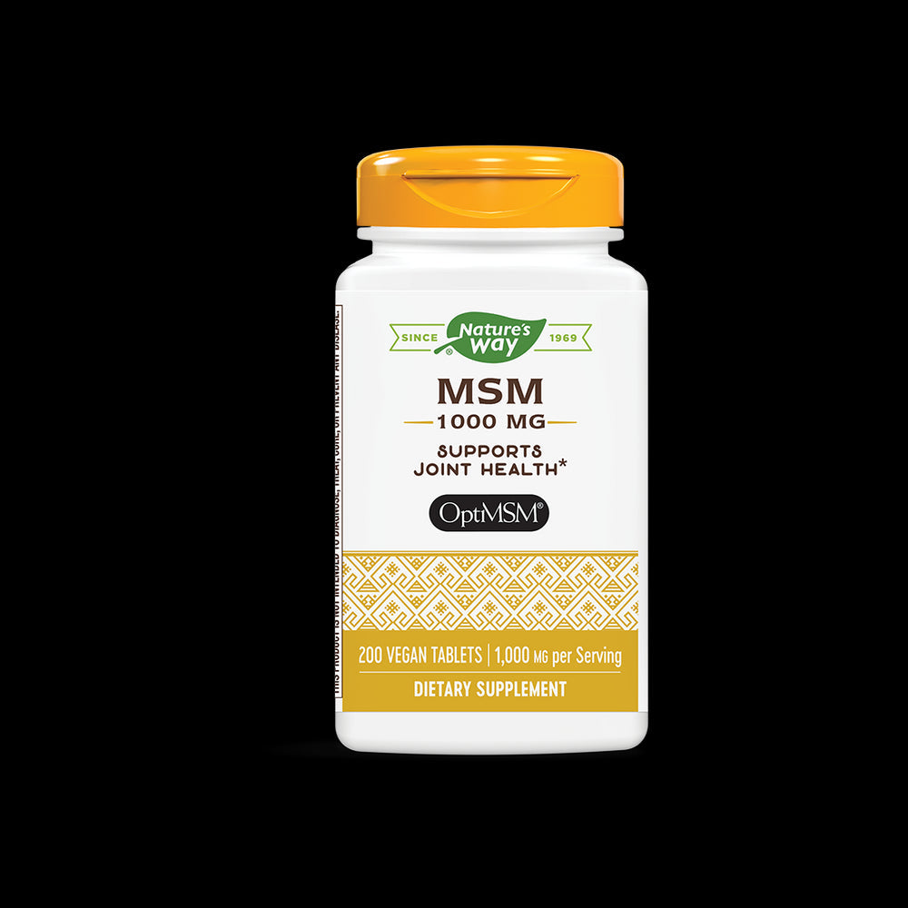 MSM 1000 mg - 200 Tablets - Nutra Best Europe