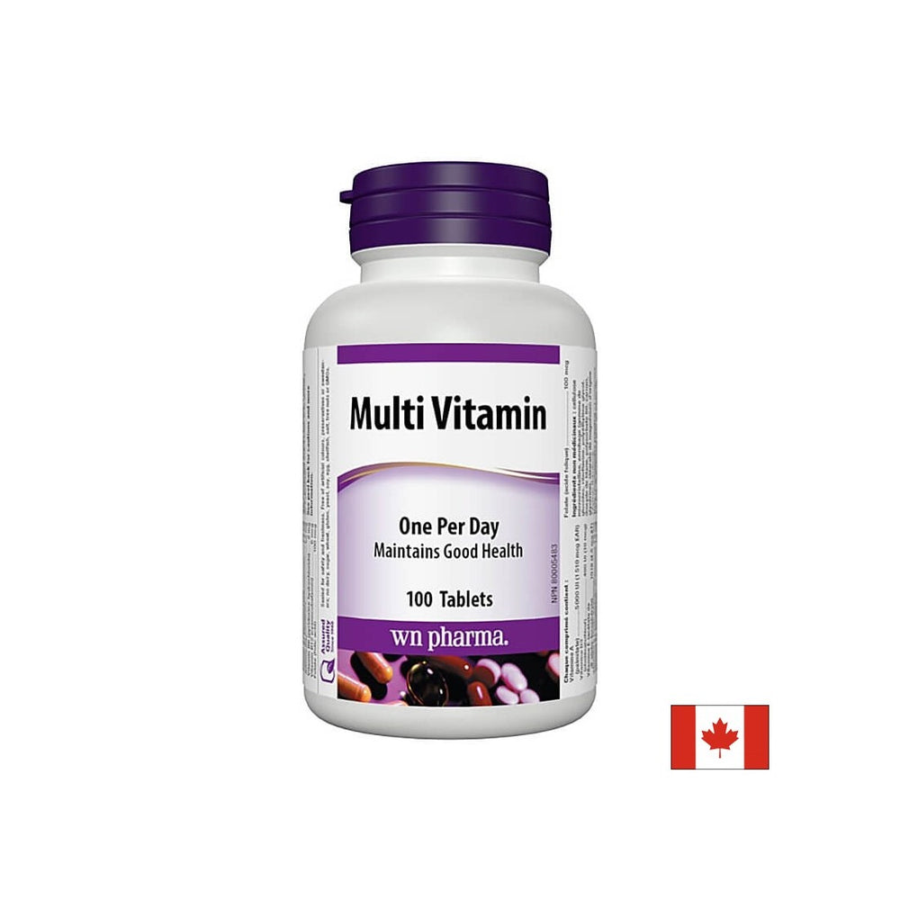 Multi Vitamin - Multivitamine, 100 Tabletten <tc>Webber Naturals</tc>