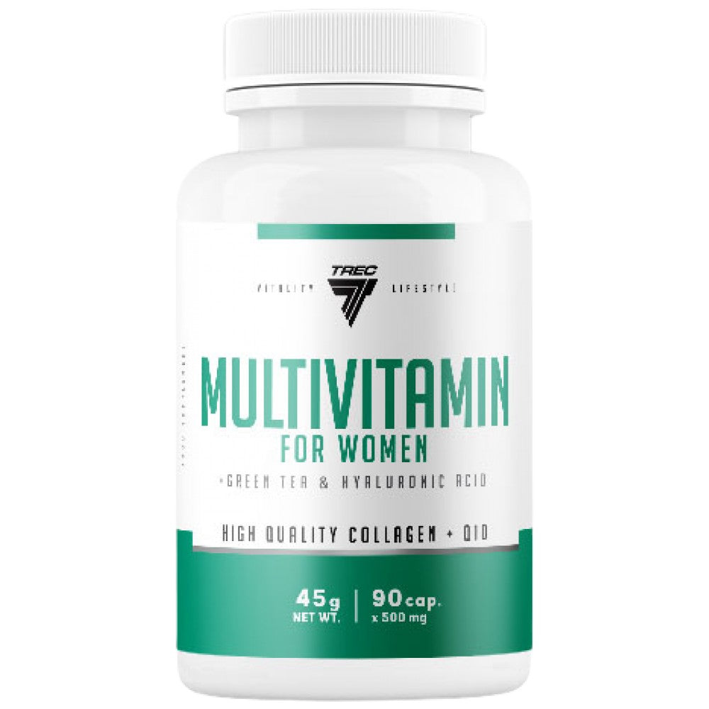 Multivitamin für Frauen | mit CoQ10 & Hyaluronsäure - 90 Kapseln