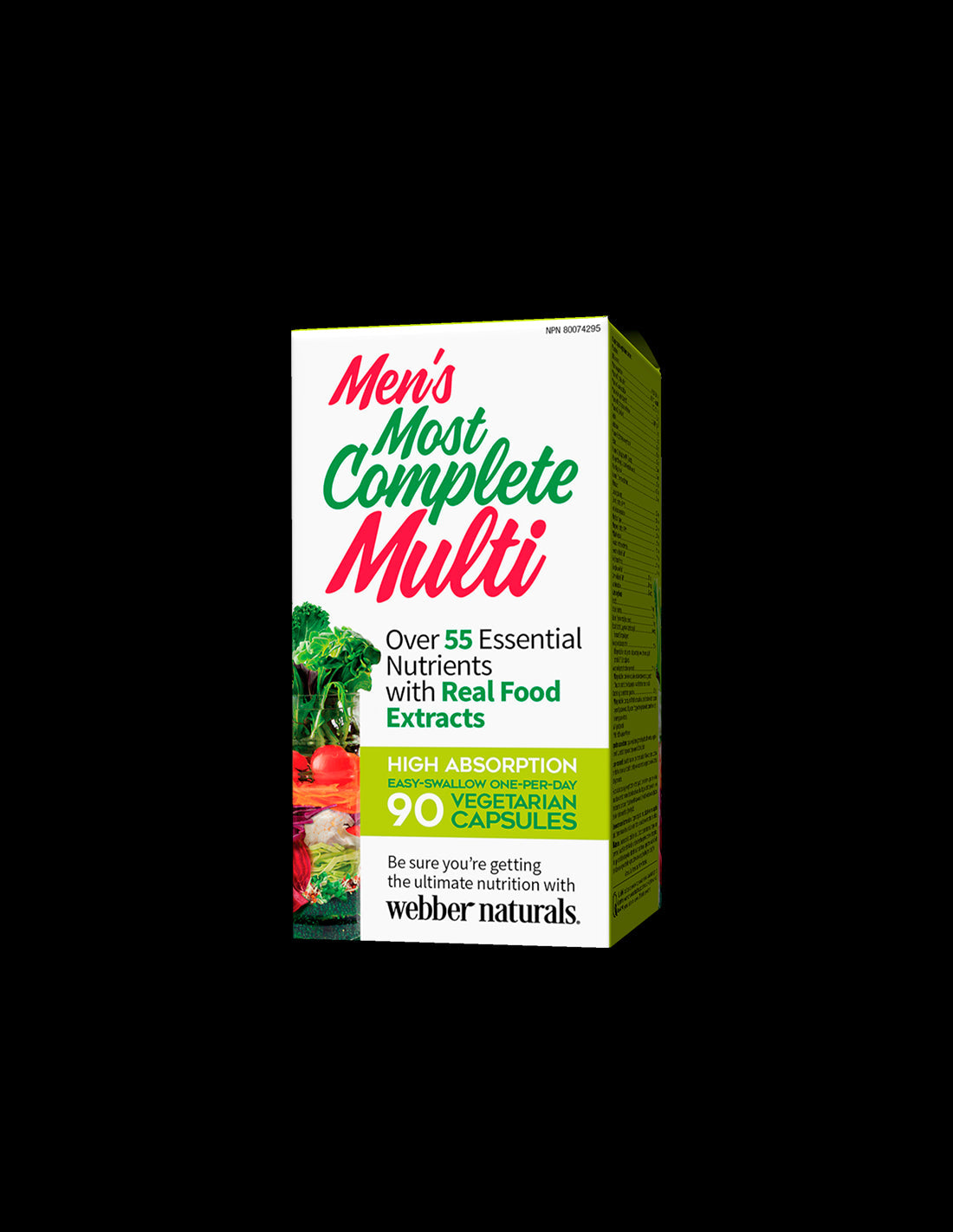 Multivitamin for men - Men's Most Complete Multi, 90 V capsules Webber Naturals - Nutra Best Europe