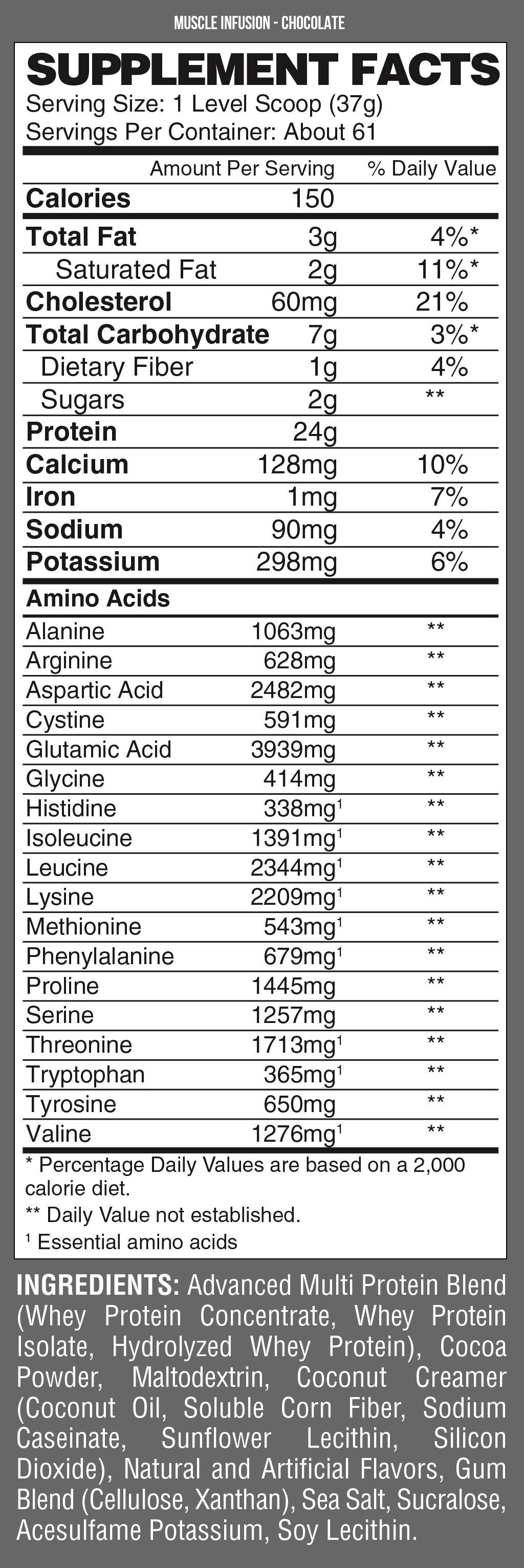 Muskelinfusion schwarz - 908 Gramm
