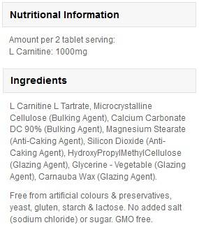 L -Carnitin -Aminosäure - 90 Tabletten
