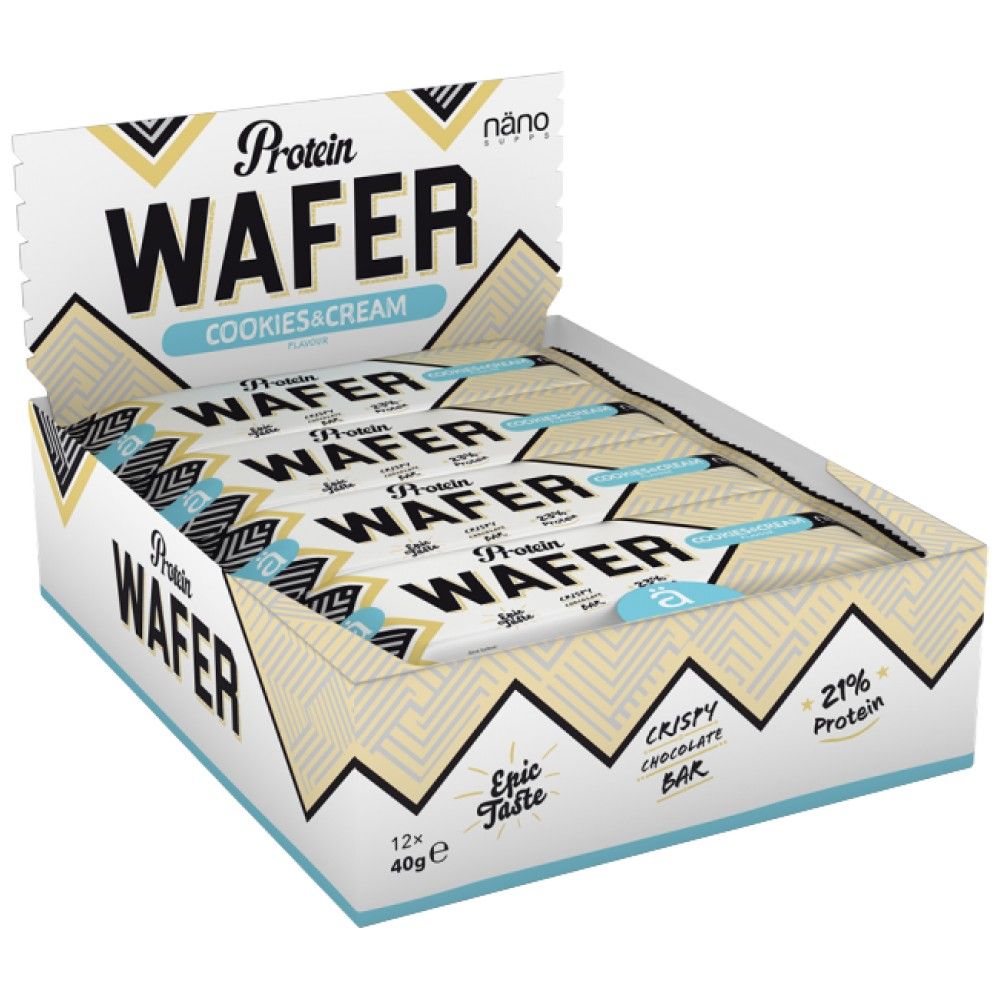 Protein Wafer | mit niedrigen Zucker - 12 x 40 Gramm