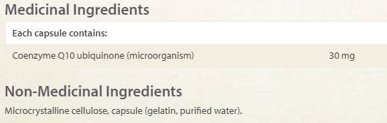Coenzym Q10 30 mg 60 Kapseln