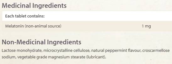 Melatonin 1 mg - 90 sublinguale Tabletten
