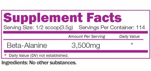 Beta -Alanin 3500 mg - 400 Gramm