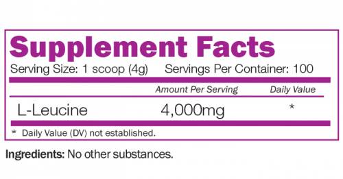 L -Leucinpulver - 400 Gramm