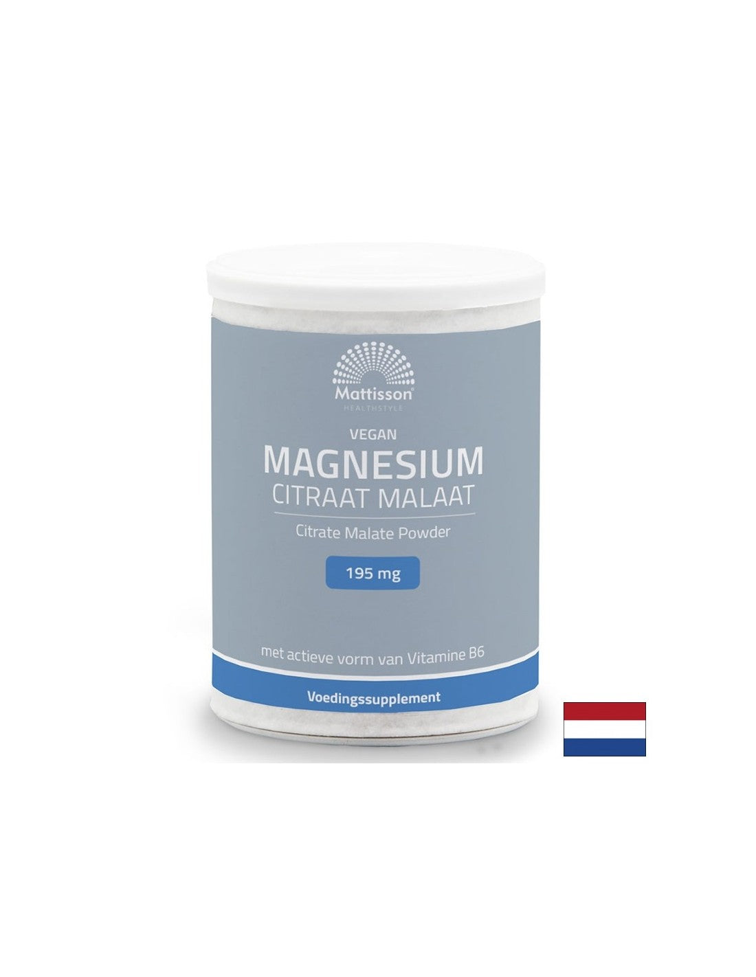 Nervöse und kardiovaskuläre Systeme - Magnesium (Citrat, Malat) Vegan + Vitamin B6, 125 g Pulver