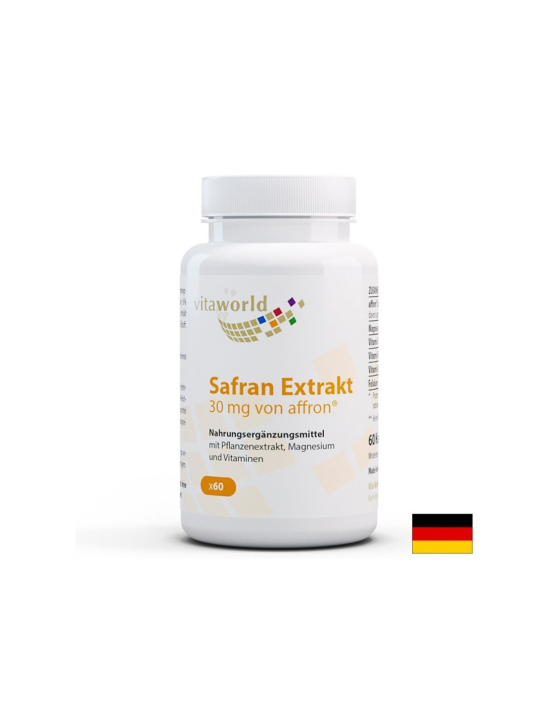 Nervensystem - Safran -Extrakt, 30 mg x 60 Kapseln