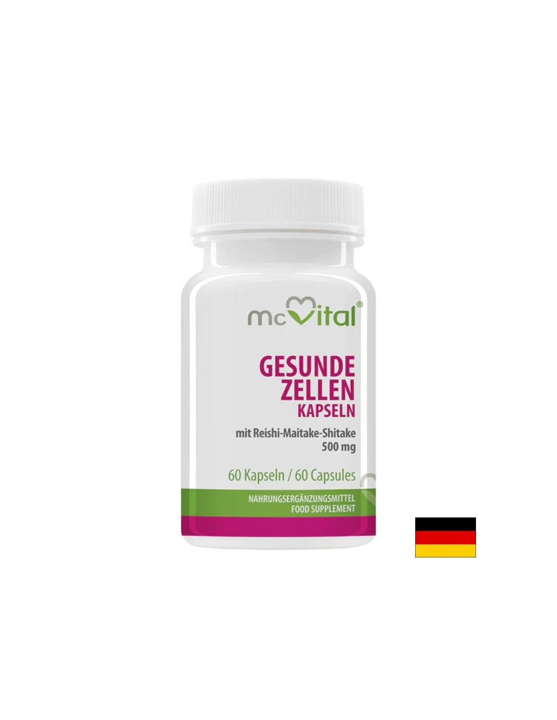 Nervensystem - Zellgesundheitsformel mit Reishi, Maitake und Shiitake, 60 Kapseln