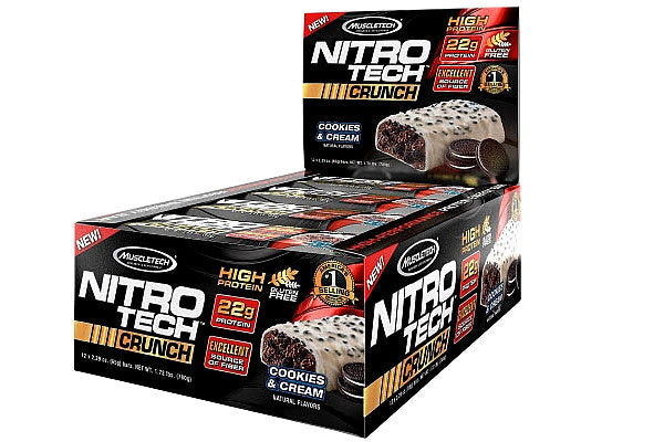 Nitro Tech Crunch Bar Box 12 x 65 Gramm