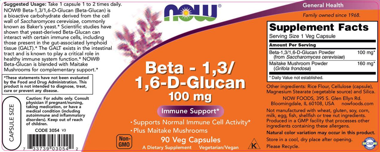 Beta 1,3/1,6 - D - Glucan - 100 mg - 90 Kapseln