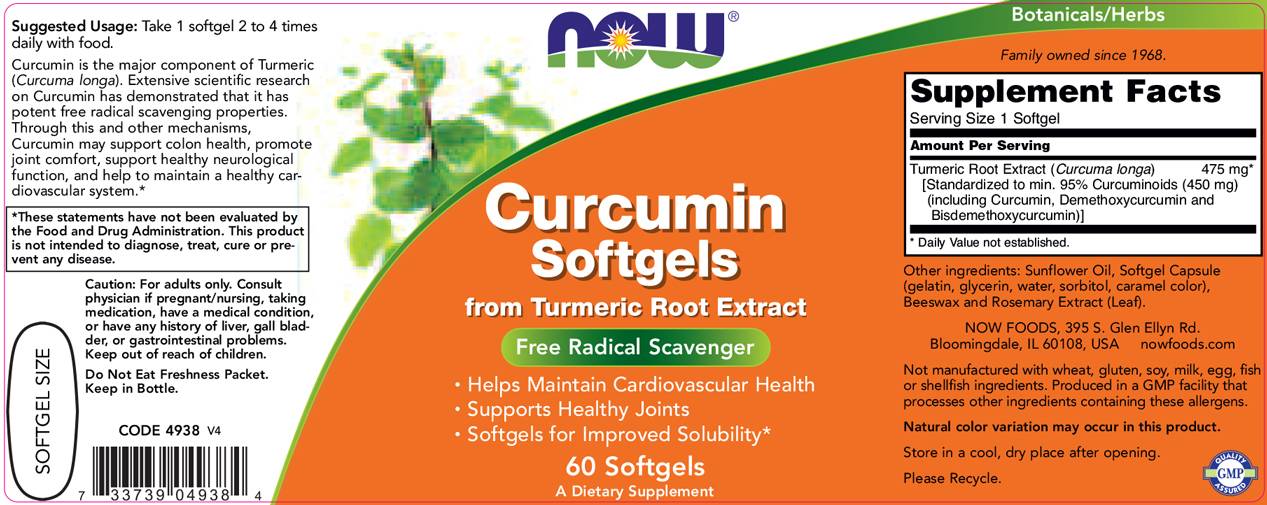 Kurkuma curcumin Softgele 475 mg - 60 Softgele