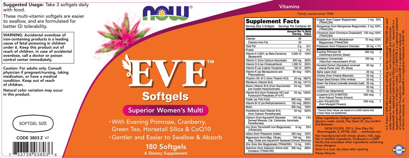 Eve Frau Multi -90 Gel -Kapseln