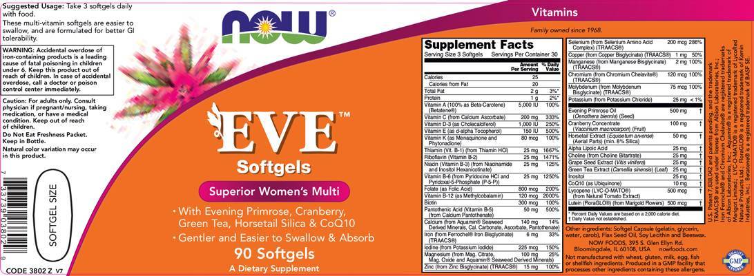 Eve Frau Multi -30 Gel -Kapseln