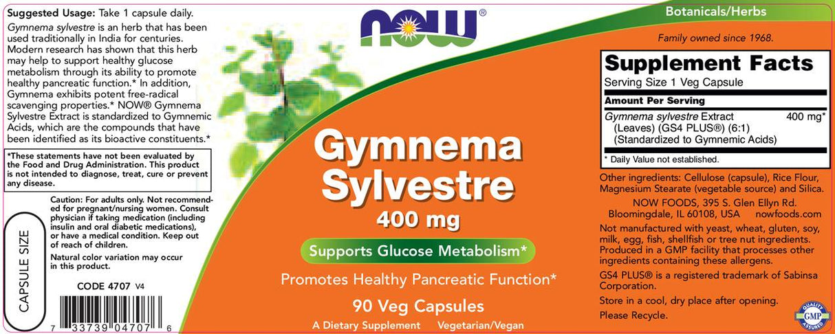 Gymnema Sylvestre 400 mg - 90 Kapseln