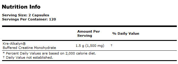 Kre -Alkalyn - 240 Kapseln