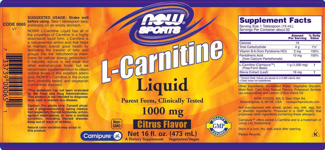 L -Carnitin -Flüssigkeit 1000 mg - 946 ml