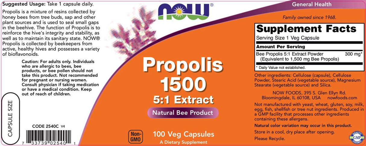 Propolis 1500 5: 1 Extrakt - 100 Kapseln
