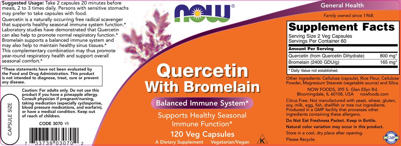 Quercetin mit Bromelain - 120 Kapseln