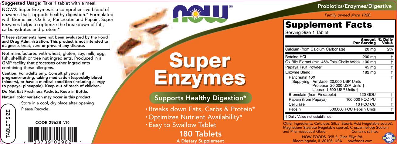 Superenzyme - 180 Tabletten