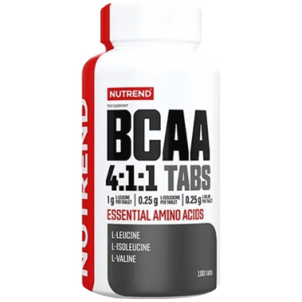BCAA 4: 1: 1 Registerkarten - 100 Tabletten