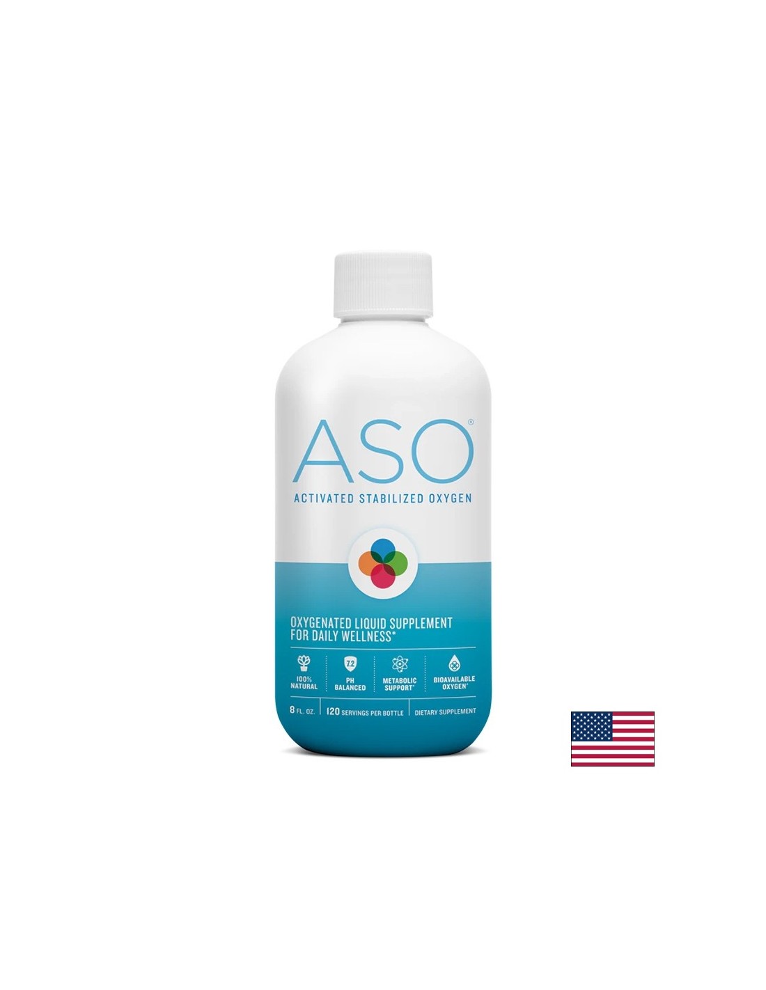ASO® Sauerstoffhaltiges Wasser, 480 ml