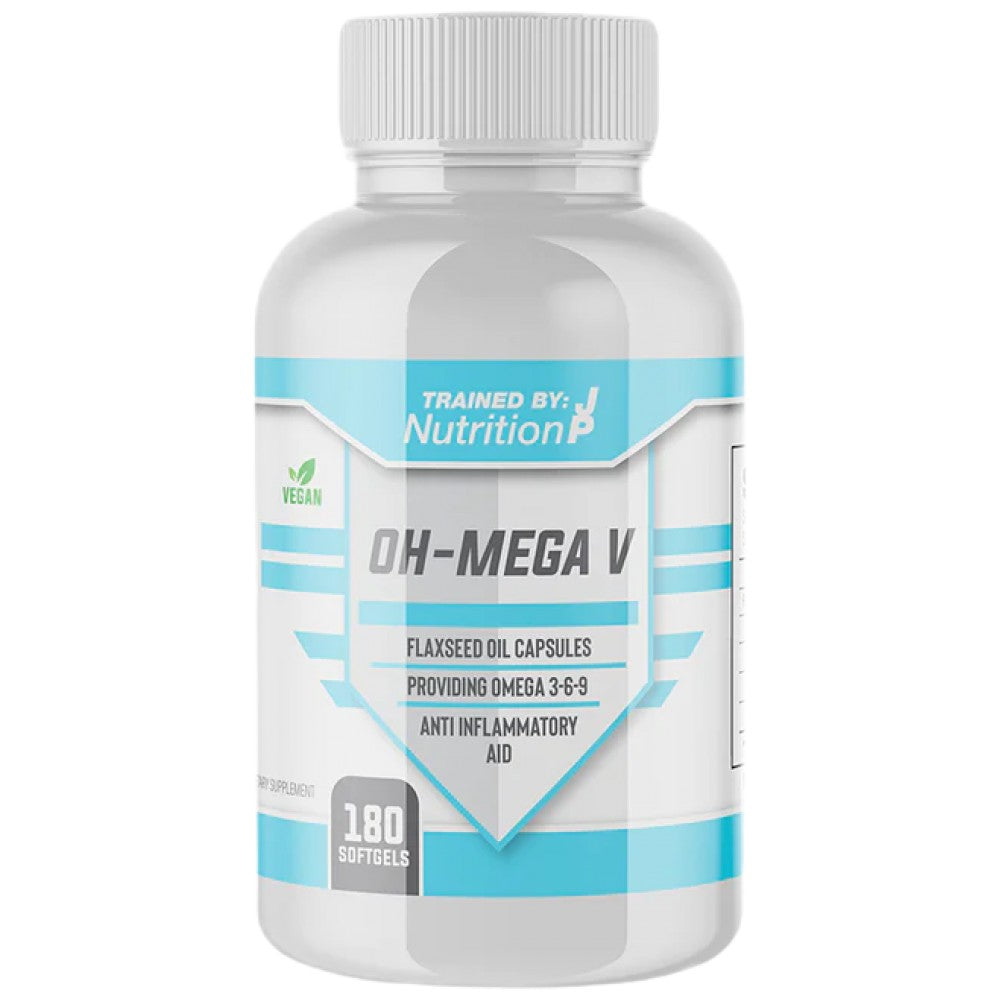 Oh-mega v | Flachssamenöl 1000 mg - 180 Gelkapseln
