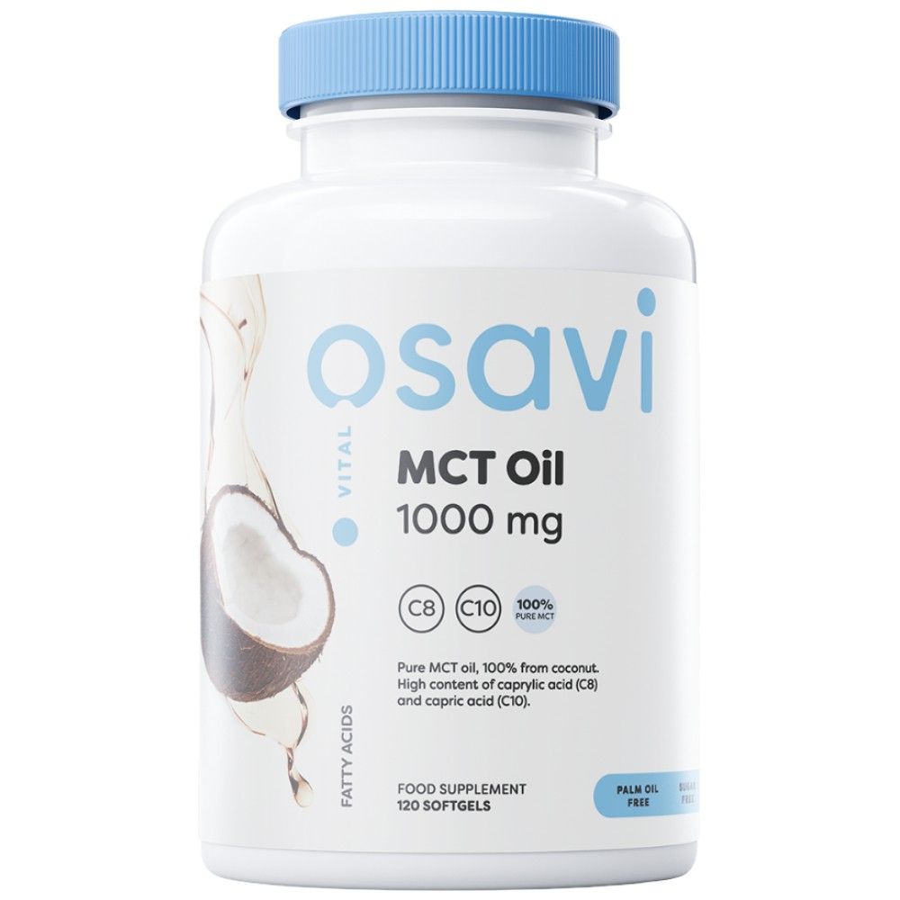 MCT Oil 1000 mg | C8 + C10 - 120 Softgele