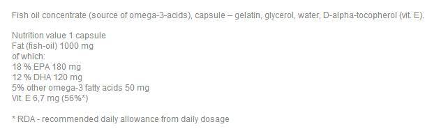 Omega 3 - 60 Gelkapseln