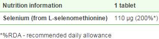 Selenium 100 MCG - 120 Tabletten