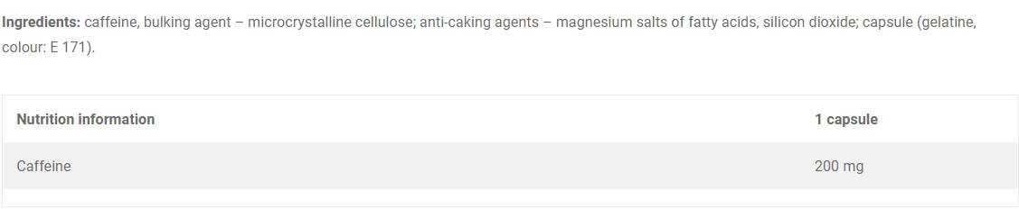 Koffein Kick 200 mg - 60 Kapseln