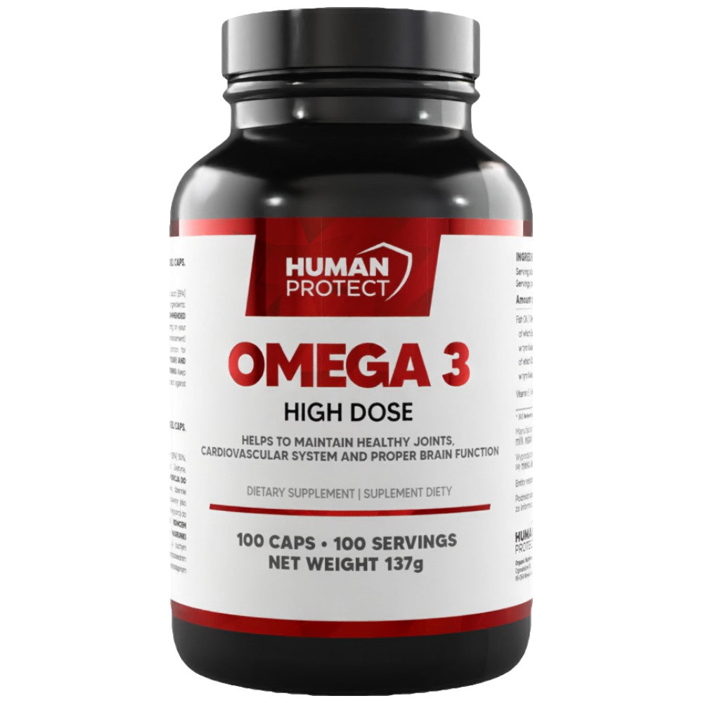 Omega 3 hohe Dosis | mit 50% EPA & 25% DHA - 100 Kapseln