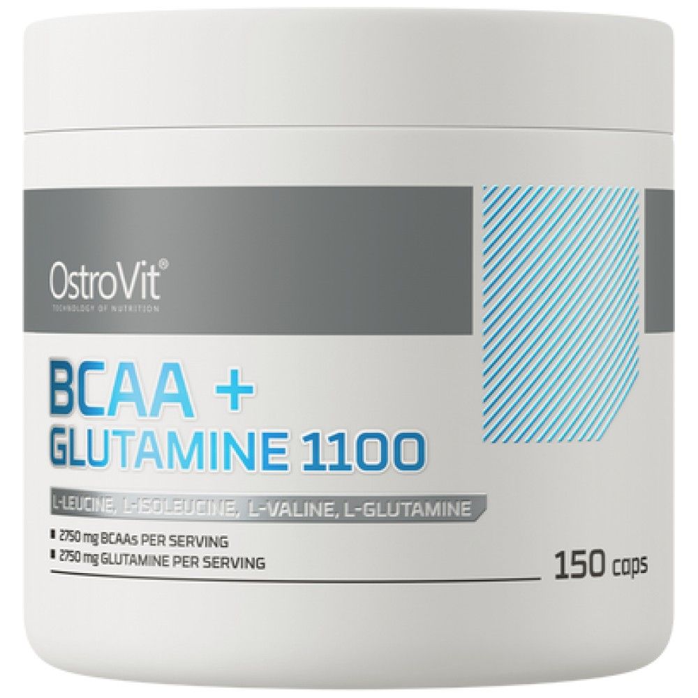 BCAA + Glutamin 5500 mg - 150 Kapseln