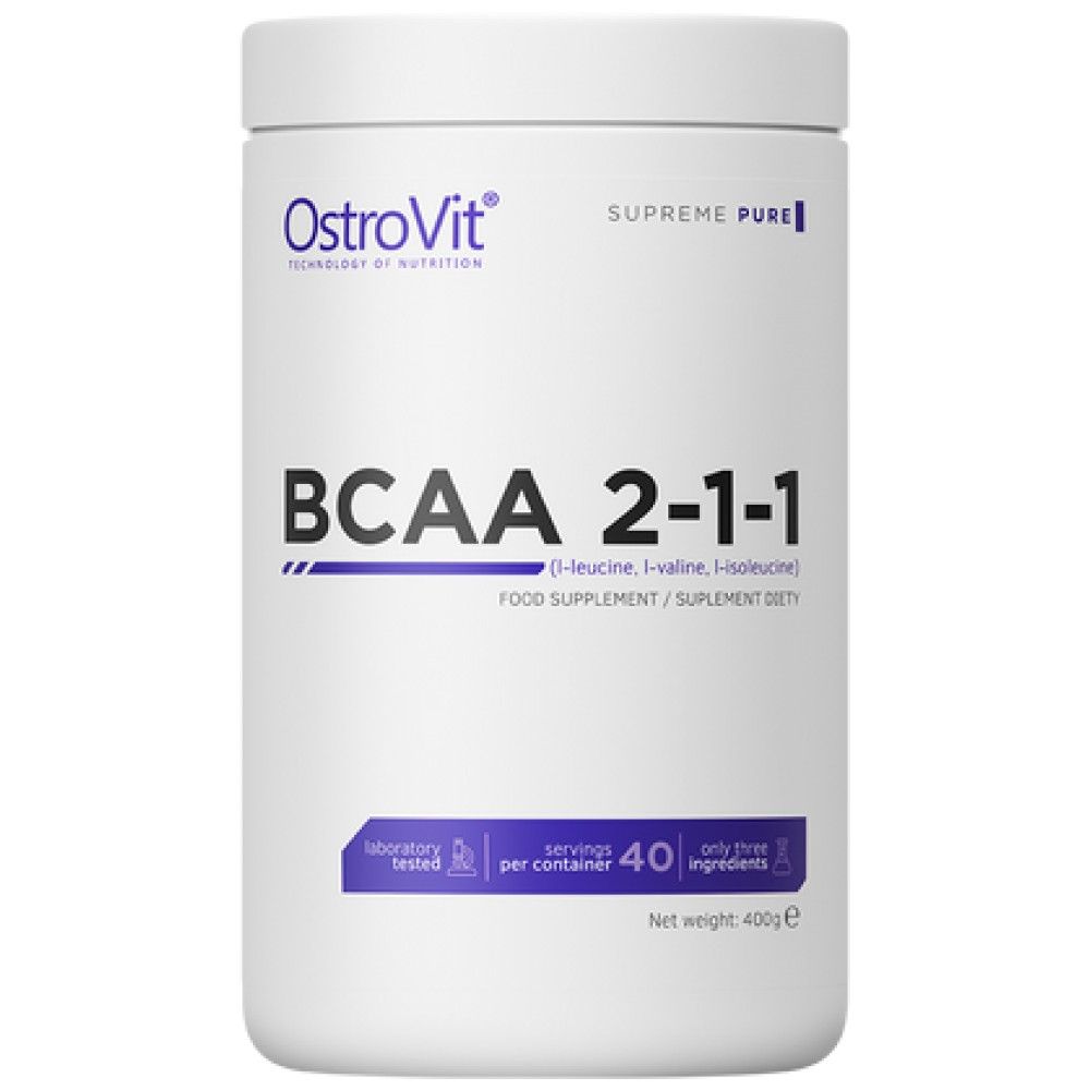 BCAA 2: 1: 1 Pulver - 200 Gramm
