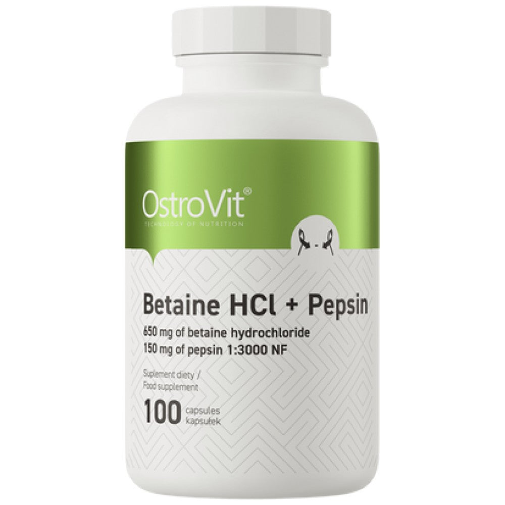 Betain HCl + Pepsin 100 Kapseln
