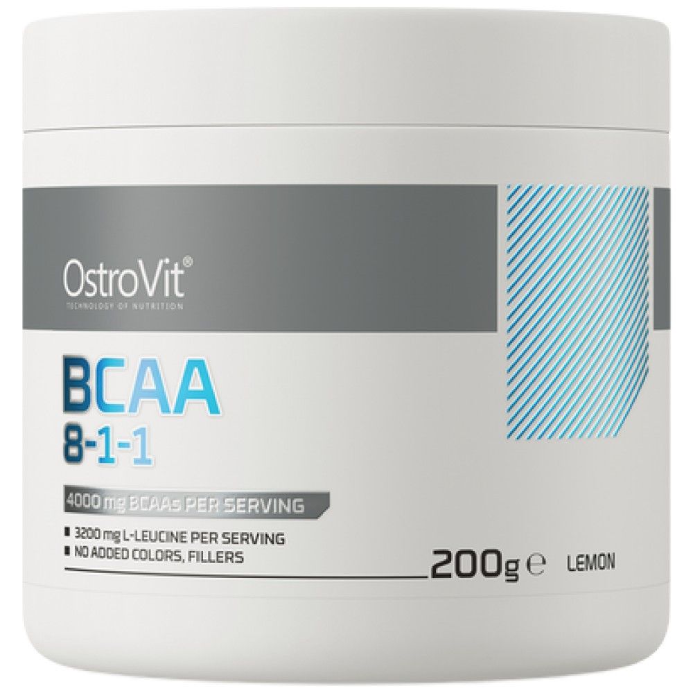 BCAA 8: 1: 1 Pulver - 200 Gramm