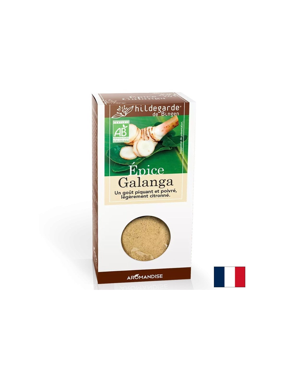 Galangal (Wurzel) - asiatisches Gewürz - zum Gewürzen von Geflügel- und Meeresfrüchtegerichten, 35 g, Pulver