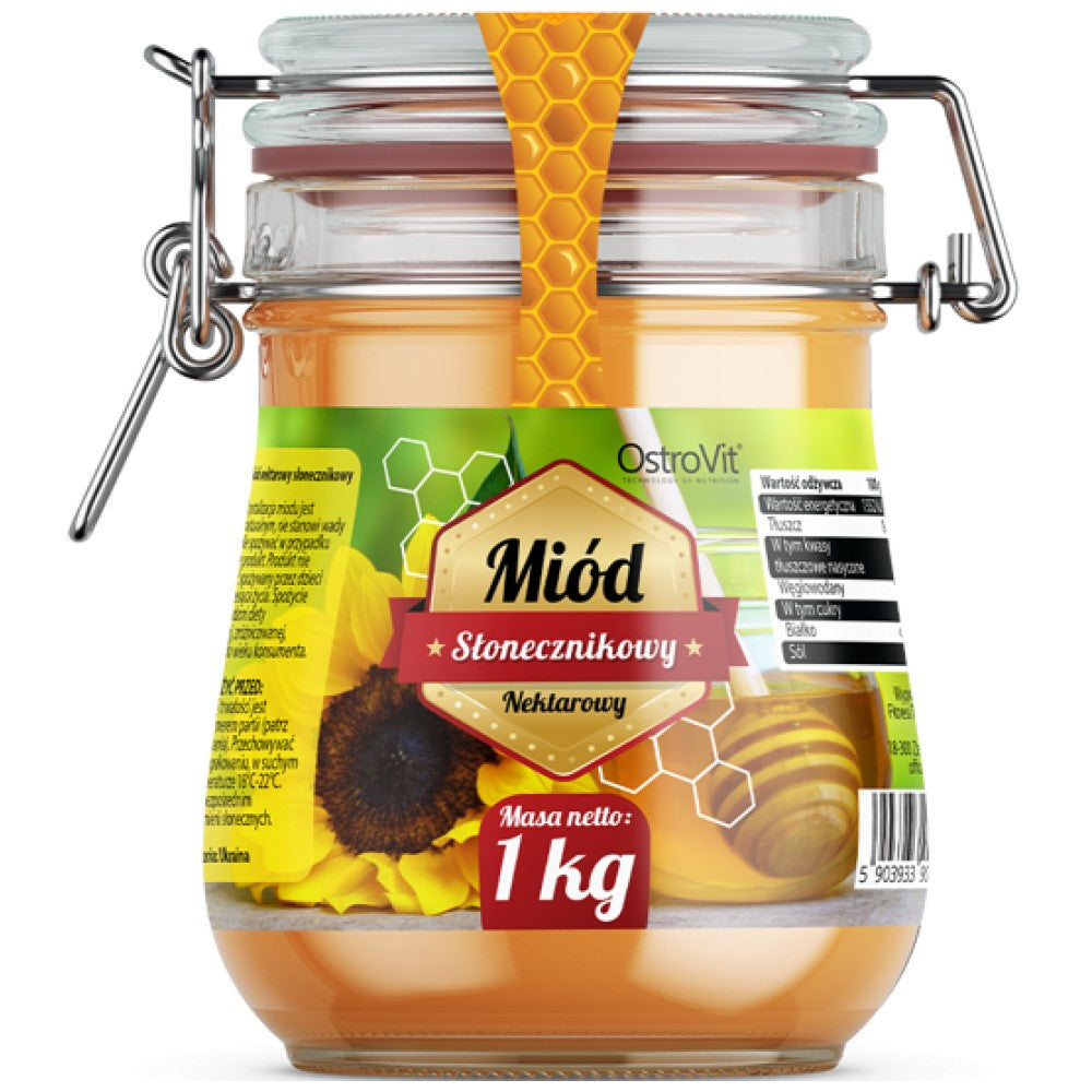 Natürlicher Sonnenblumenhonig / natürlicher Sonnenblumenhonig 1000 Gramm