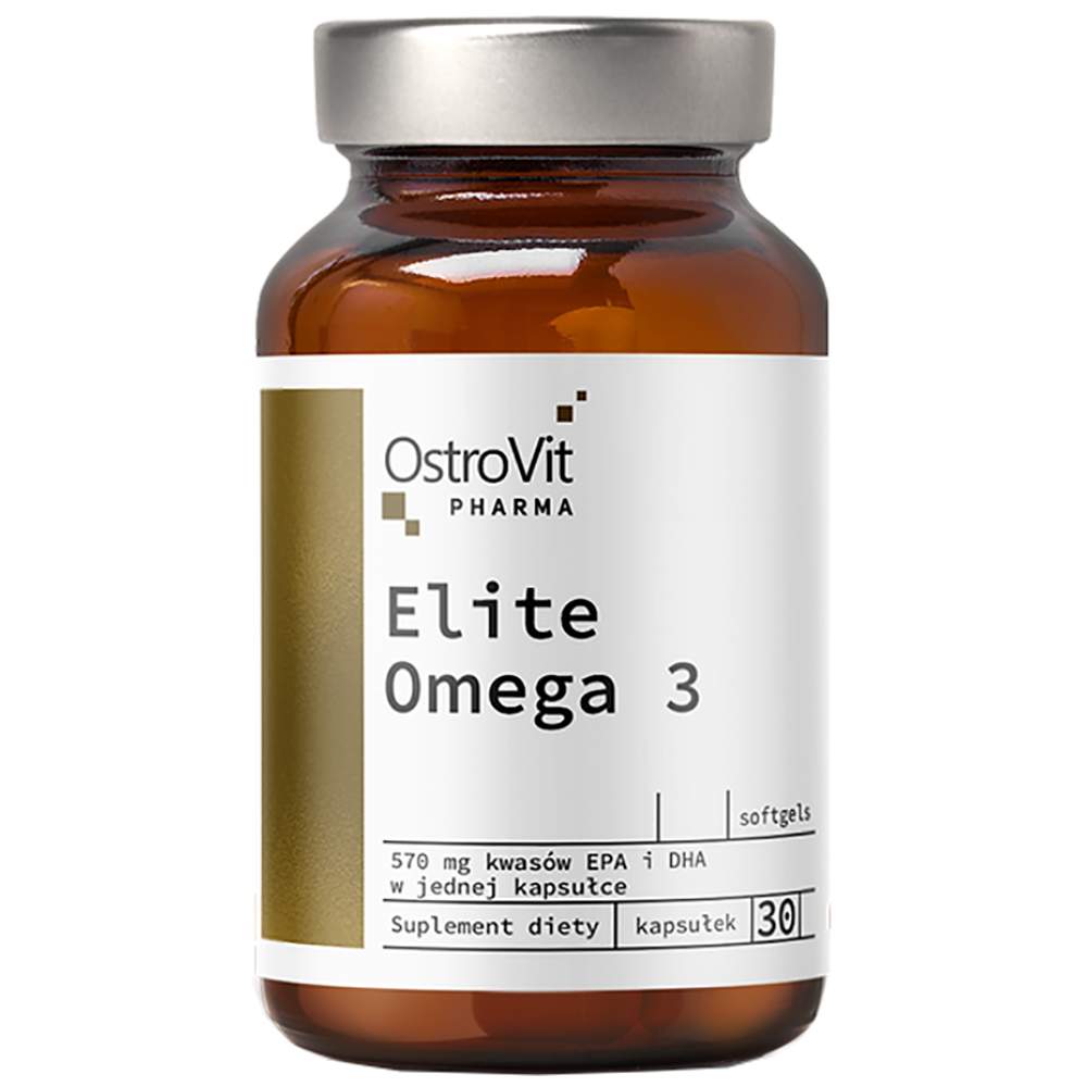 Elite Omega 3 1000 mg + Vitamin E 30 Gelkapseln