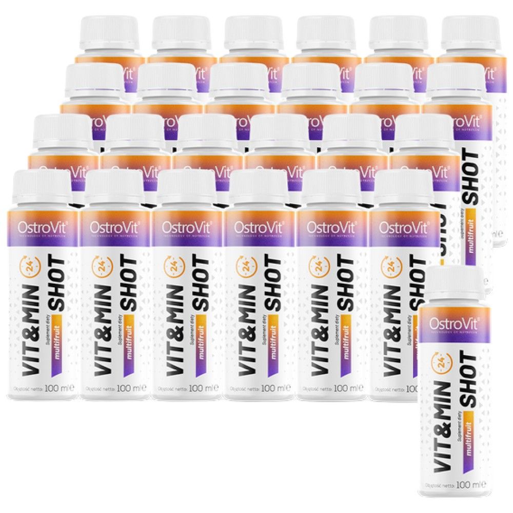 Vit & min Shot | Multivitamin & Mineralformel - 25 x 100 März