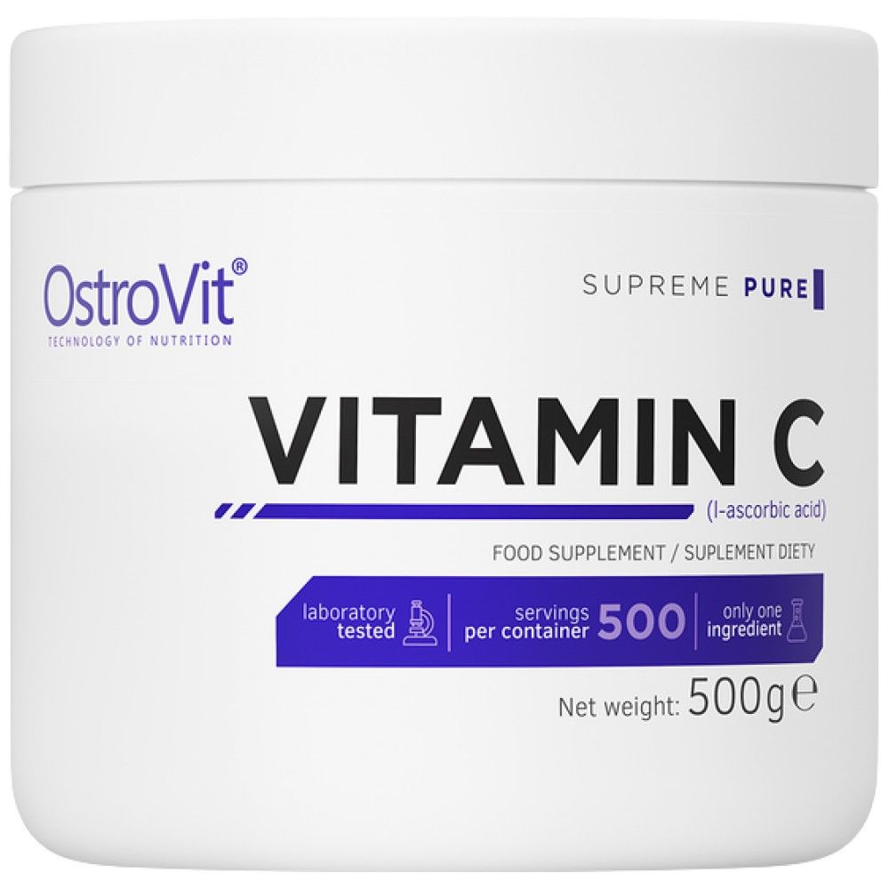 100% Vitamin C Pulver - 500 Gramm