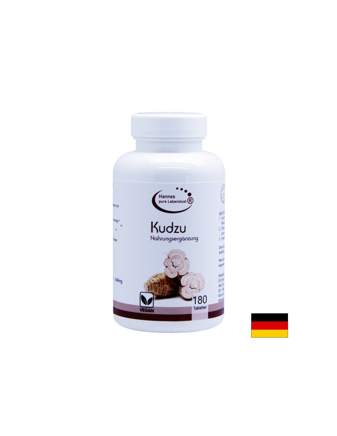 Für Nikotin- und Alkoholabhängigkeit - Kudzu (indische Yams), 180 Kapseln