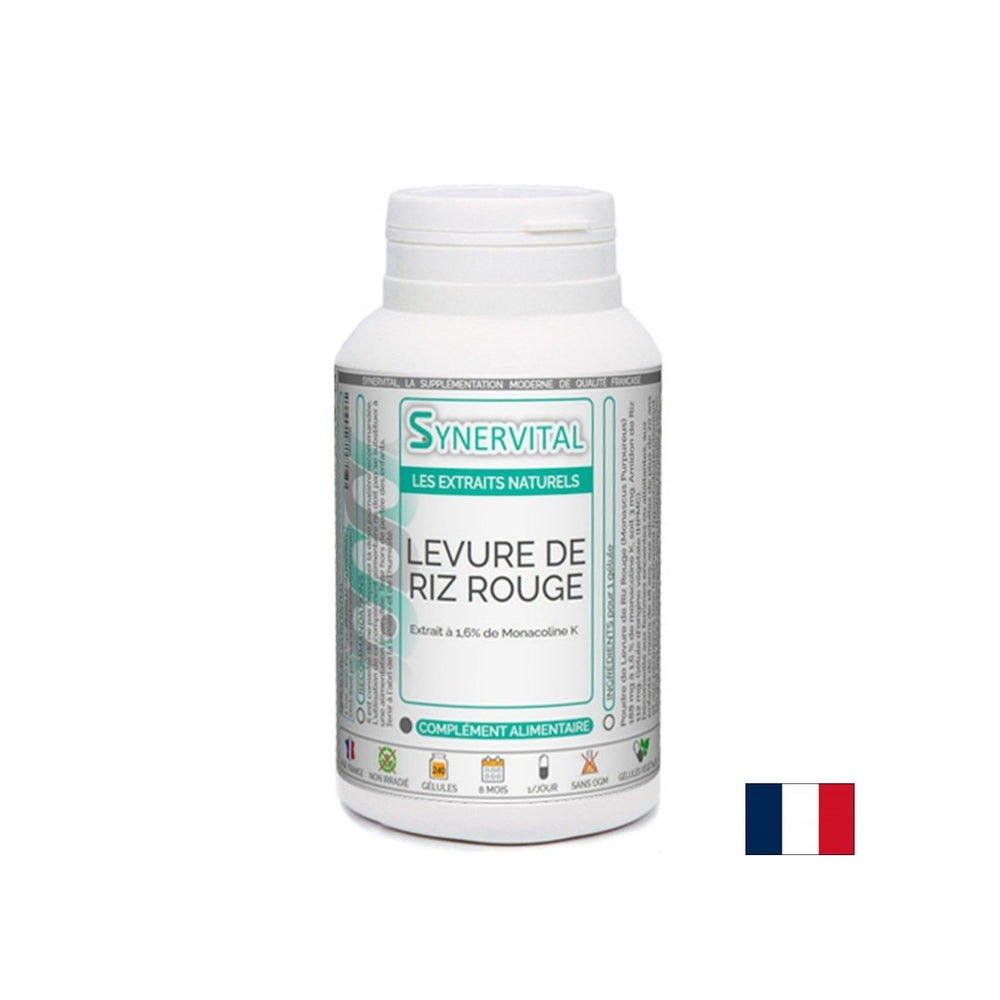 Für hohe Cholesterinspiegel - roter Reis (aus Hefe), 60 Kapseln