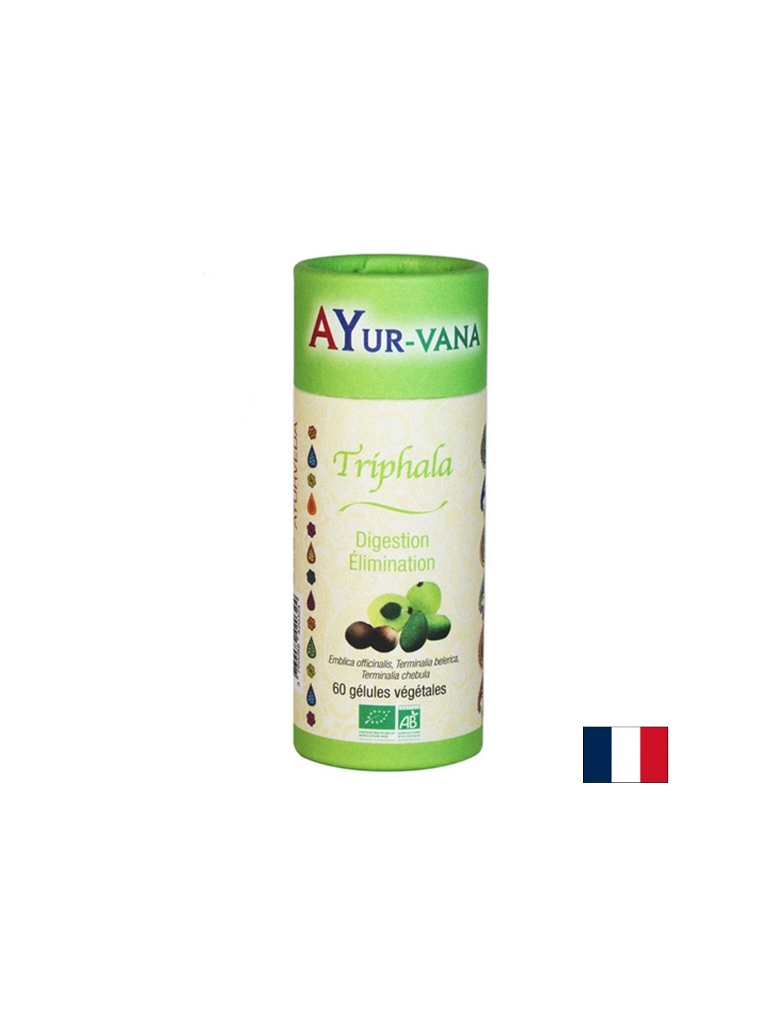 Für hohe Cholesterinspiegel, Fettleibigkeit und Hämorrhoiden - Triphala, 60 Kapseln